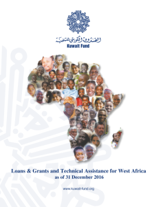 Loans & Grants and Technical Assistance for West Africa As of 31 December 2016