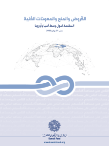 القروض والمنح والمعونات الفنیۀ  الـمقدمۀ لدول وسط آسیا وأوروبا  حتى 31 یولیو 2025
