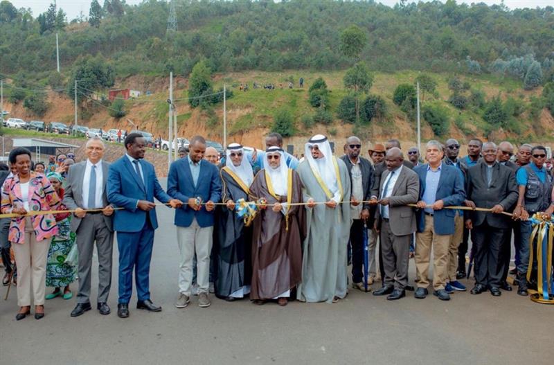 ‏Kuwait Fund Participates in the Inauguration of New Road Projects in Rwanda