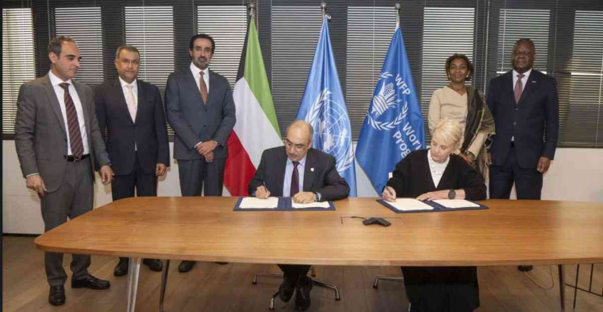 Signing of a Memorandum of Understanding between Kuwait Fund for Arab Economic Development and the World Food Programme