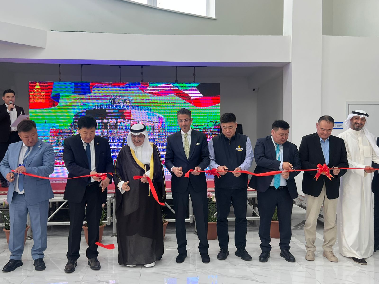 The Inauguration of the Undurkhaan Airport Project in Mongolia