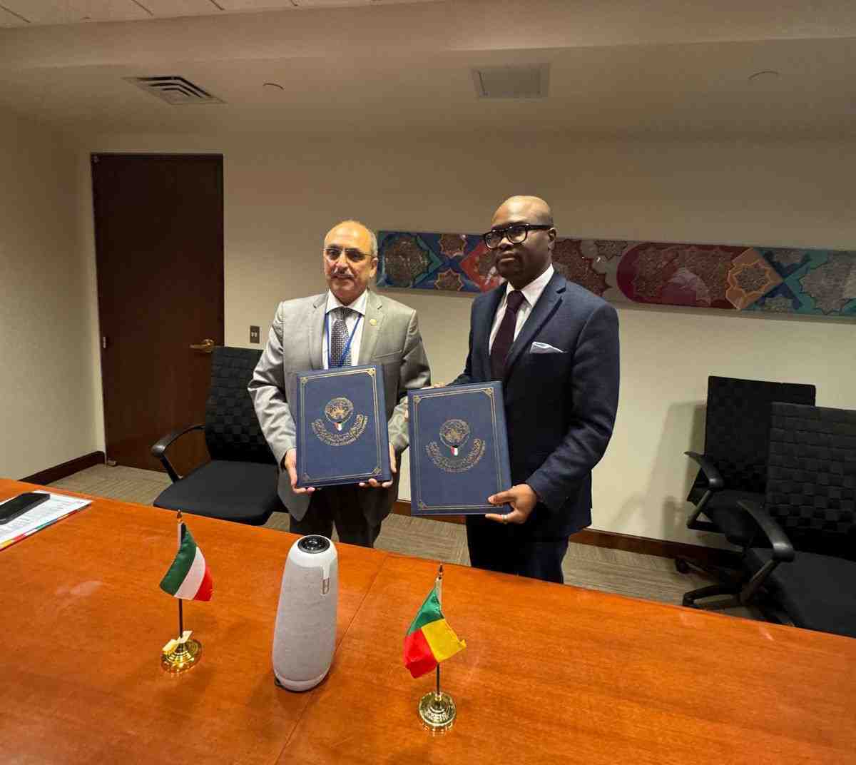 Signing a Loan Agreement for Financing the Water Supply for Bassila and Allada Cities Project in the Republic of Benin