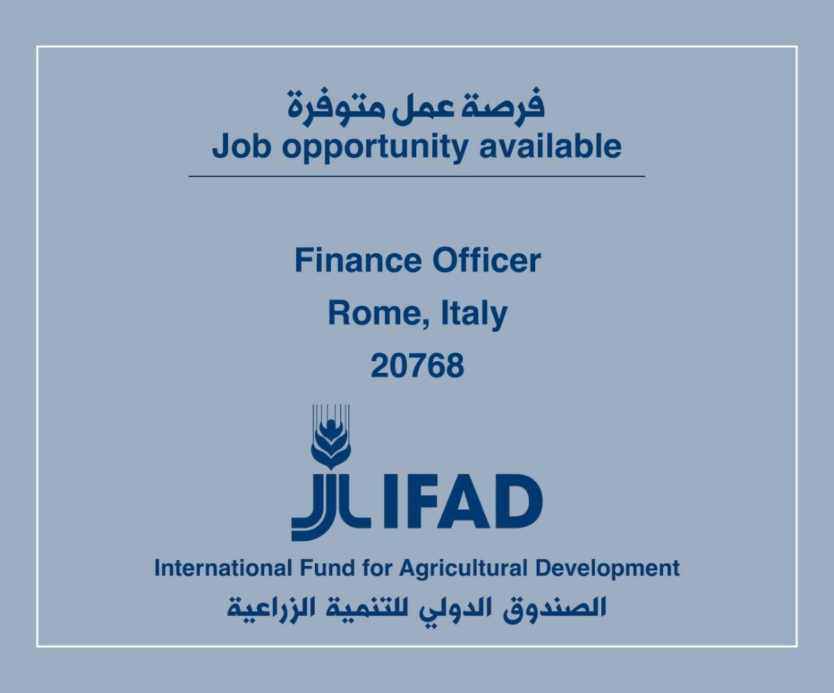 Job opportunity available in IFAD