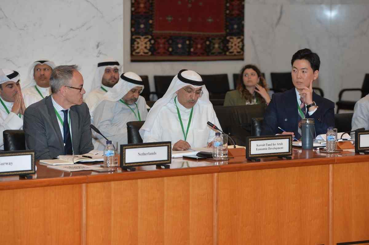 Participation of Kuwait Fund in the regular dialogue meeting for the joint financing for achieving sustainable development