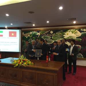 Signature of a Loan Agreement the Irrigation Infrastructure Upgrading in Hai Hau District Project