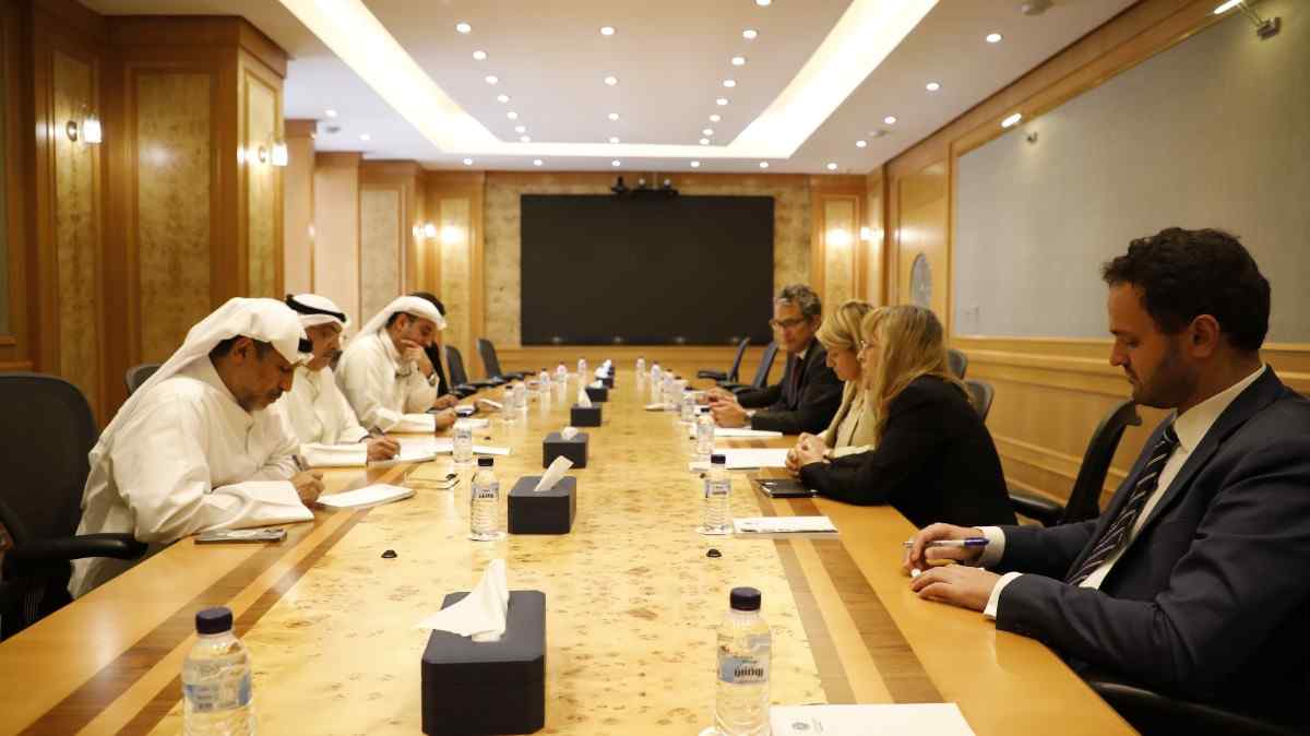 Kuwait Fund received Italian Deputy Minister of State for Foreign Affairs and International Cooperation