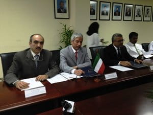 Signing a Loan Agreement in the Republic of Maldives