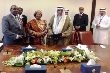 Signature Of A Loan Agreement With The Republic Of Malawi