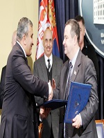 Signing A Loan Agreement In The Republic Of Serbia