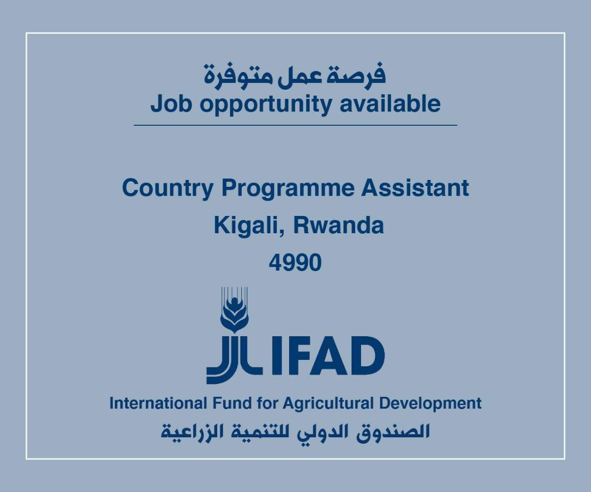 Job Opportunity Available in IFAD