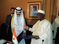Signing A Loan Agreement In The Republic Of Niger