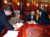 Signature Of A Grant Agreement Allocated From The Resources Of Goodwill Fund In The Republic Of Beni