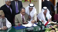 Signing A Loan Agreement In The Islamic Republic Of Pakistan