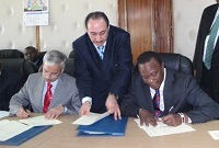 Signing Of A Loan Agreement In The Republic Of Kenya