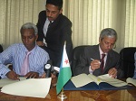 Signature Of A Loan Agreement In The Republic Of Djibouti