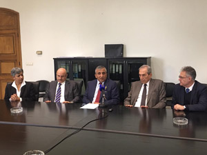 توقيع إتفاقية منحة للإسهام في تمويل مشروع إنشاء وتجهيز مشروع إنشاء وتجهيز ثلاث مدارس رسمية من المنحة المخصصة من  مؤسسة الكويت للتقدم العلمي للإسهام في خطة الإستجابة لأزمة اللاجئين السوريين  في الجمهورية اللبنانية