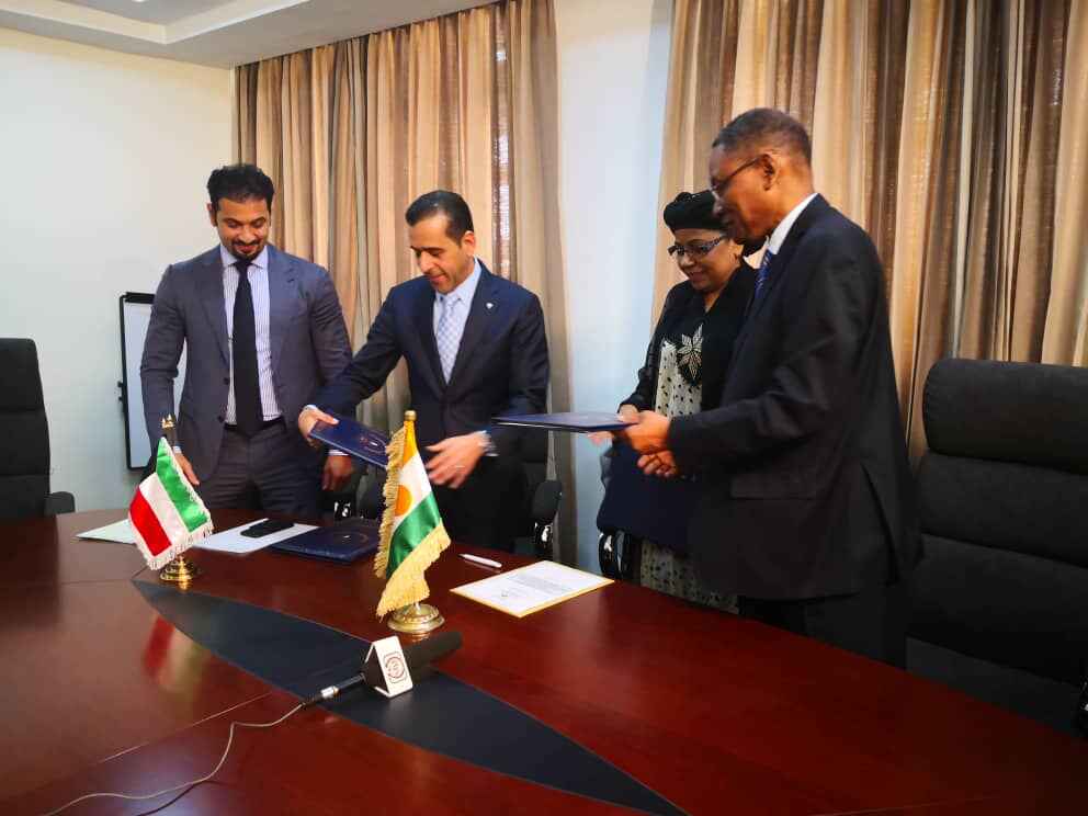 Signing a Loan Agreement  for financing the Loga - Doutchi Road Project in the Republic of Niger