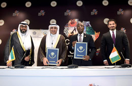 توقيع إتفاقية قرض بمبلغ 9,000,000 دينار كويتي للإسهام في تمويل مشروع حماية وتطوير خليج كوكودي وبحيرة إببري  في جمهورية كوت ديفوار