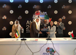 Signing of a Loan Agreement in the Amount of KD 3,000,000 for the participation in the financing of the Mangoky River Bridge Project in the Republic of Madagascar